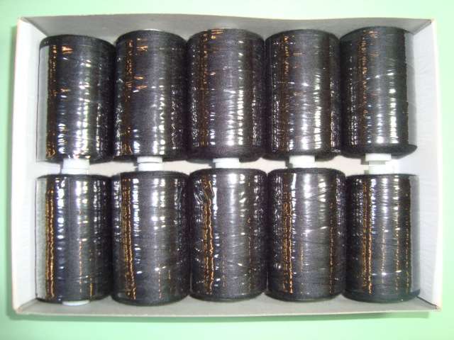 10 reels polyester machine thread 1000 yards / 915 metres number 120 normal thickness