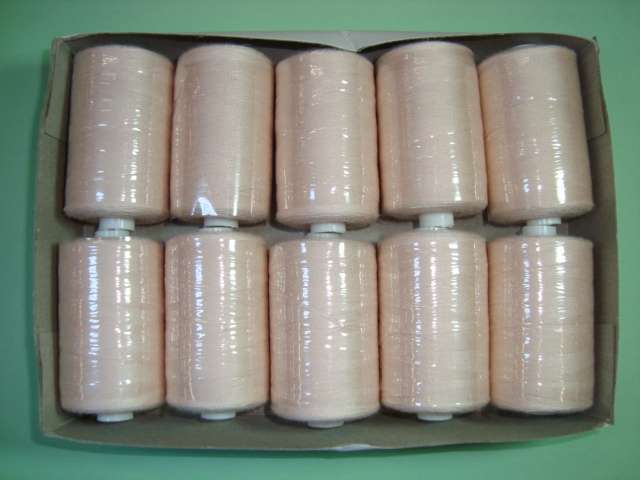 10 reels polyester machine thread 1000 yards / 915 metres number 120 normal thickness