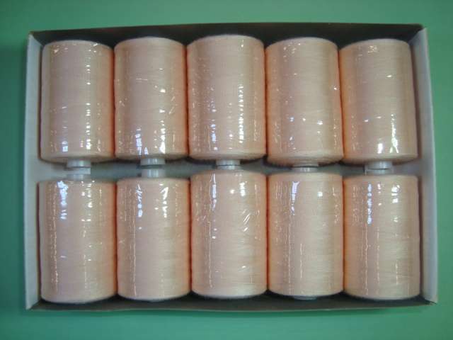 10 reels polyester machine thread 1000 yards / 915 metres number 120 normal thickness