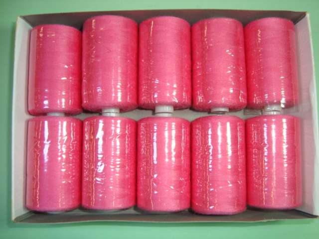 10 reels polyester machine thread 1000 yards / 915 metres number 120 normal thickness