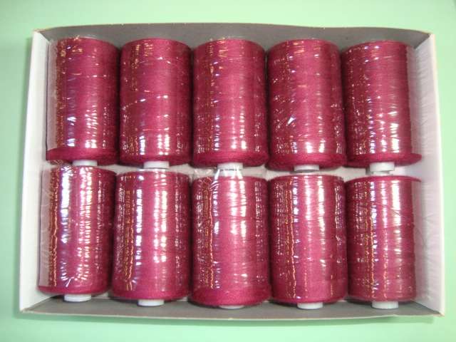 10 reels polyester machine thread 1000 yards / 915 metres number 120 normal thickness