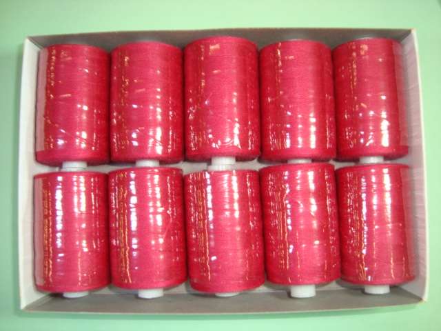 10 reels polyester machine thread 1000 yards / 915 metres number 120 normal thickness