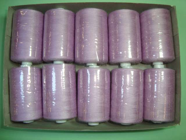 10 reels polyester machine thread 1000 yards / 915 metres number 120 normal thickness