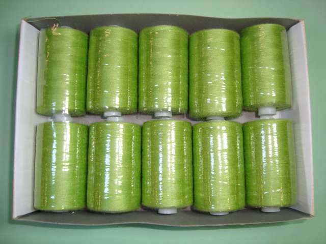 10 reels polyester machine thread 1000 yards / 915 metres number 120 normal thickness