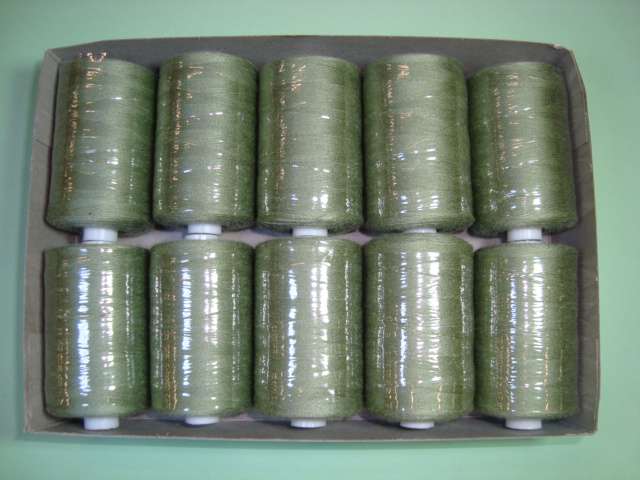 10 reels polyester machine thread 1000 yards / 915 metres number 120 normal thickness