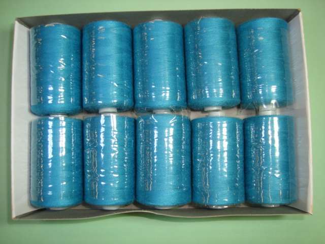 10 reels polyester machine thread 1000 yards / 915 metres number 120 normal thickness