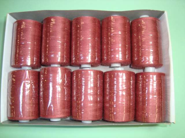 10 reels polyester machine thread 1000 yards / 915 metres number 120 normal thickness