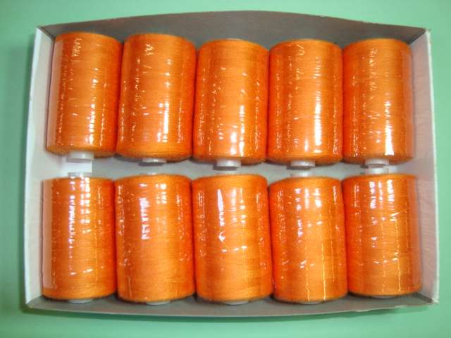 10 reels polyester machine thread 1000 yards / 915 metres number 120 normal thickness