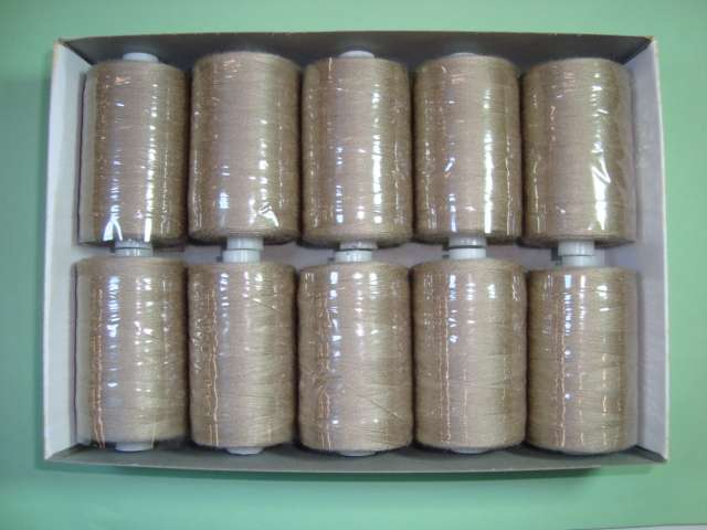 10 reels polyester machine thread 1000 yards / 915 metres number 120 normal thickness