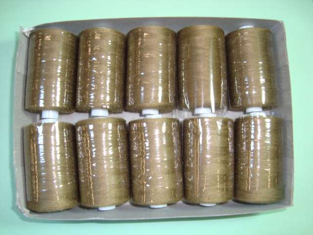 10 reels polyester machine thread 1000 yards / 915 metres number 120 normal thickness