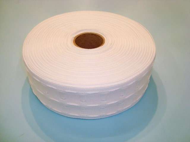 50 metres of 75mm / 3inch HEAVY DUTY woven pocket curtain tape