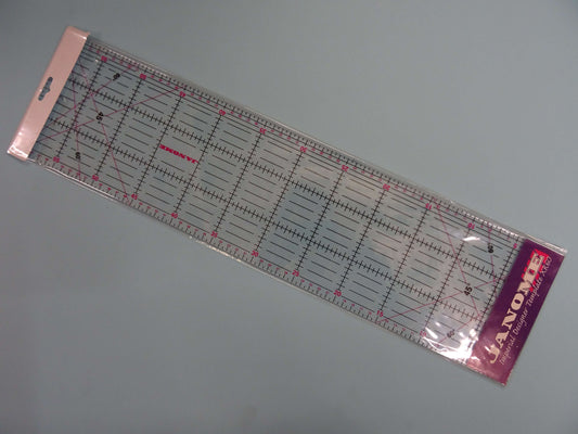 Acrylic ruler board 60cm x 15cm type metric Janome Brand
