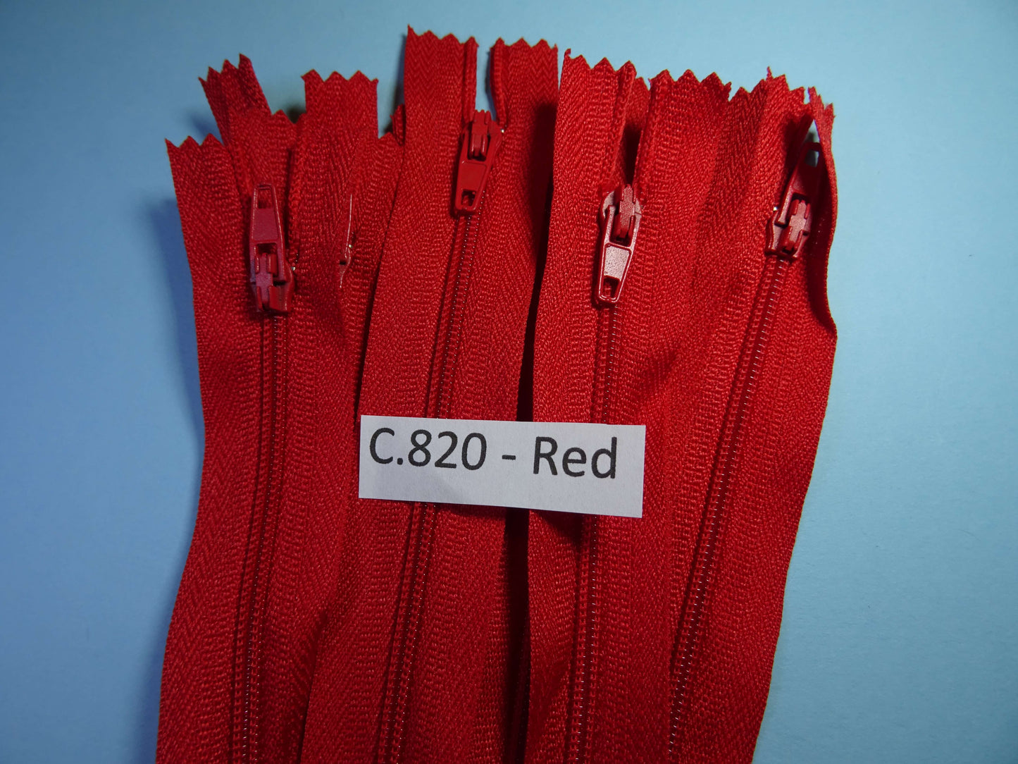 10 closed end zips 13cm 5 inch