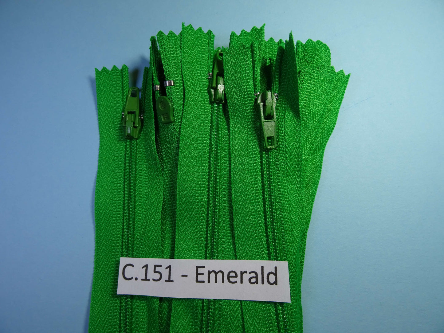 10 closed end zips size 36cm 14 inch