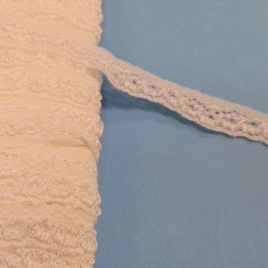 20 metres of ivory lace 16mm clearance