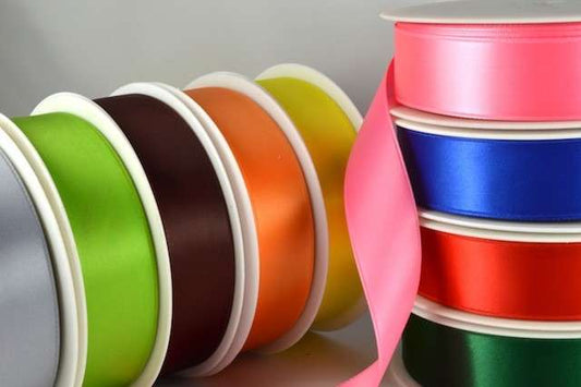 25 metres of quality double satin ribbon 50mm / 2 inch wide