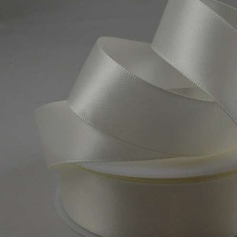 25 metres of quality double satin ribbon 50mm / 2 inch wide choice of colour