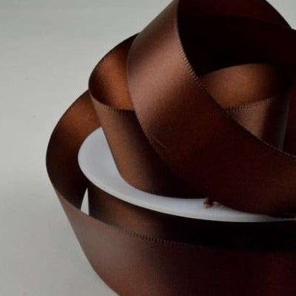 25 metres of quality double satin ribbon 50mm / 2 inch wide choice of colour