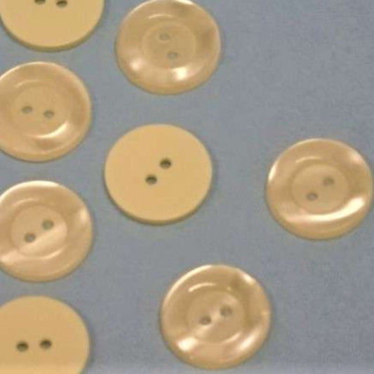 50 cream shiny 2 hole buttons  20mm clearance