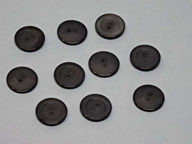50 shiny dark petrol 2 hole buttons 22mm clearance