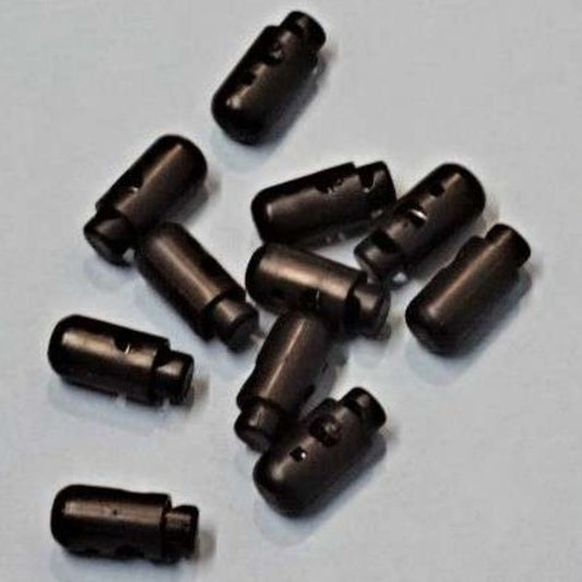 25 black spring toggles size 26mm x 11mm clearance