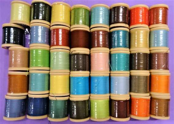 12 Reel box of Sylko Mercerised Cotton Machine Thread CHOICE OF COLOUR 91 Metres / 100 yards Tootal Brand clearance NEW COLOURS List C