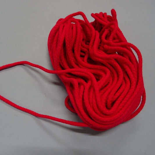 20 metres of Red cord  4mm loose in a bag clearance