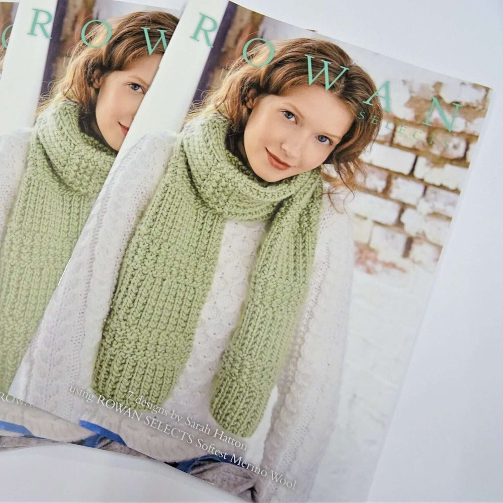 Only One 6 x Rowan Selects Knitting Pattern Book with 7 Designs by Sar ...