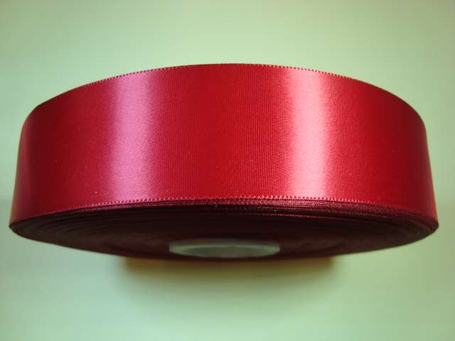 100 metre reel of single side satin ribbon 38mm wide choice of colour