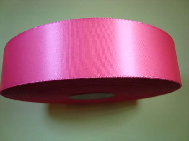 100 metre reel of single side satin ribbon 38mm wide choice of colour