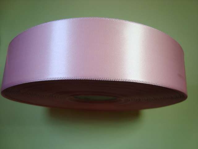 100 metre reel of single side satin ribbon 38mm wide choice of colour