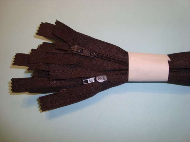 10 closed end zips TREBLA BRAND 15cm / 6 inch [ list B ]