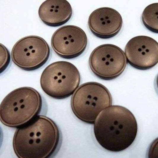 25 black 4 hole buttons size 25mm clearance