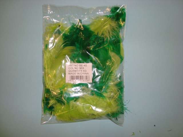 Bag of approximately 50 small feathers 8cm approximately choice of colours