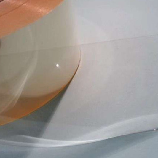 10 Metres Transparent Plain Shiny Sequin Film Type Trim 8cm wide [ The Film That Sequins Are Punched Out Of ] Clearance