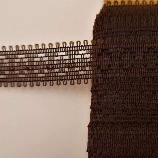20 metres of dark brown colour lace 18mm wide clearance