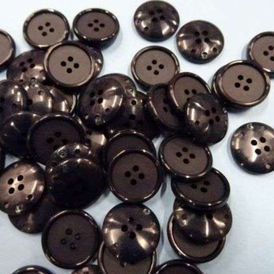 50 navy colour 4 hole buttons size 20mm clearance