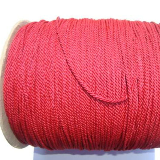 860 metres of twist cord maroon size 2mm clearance