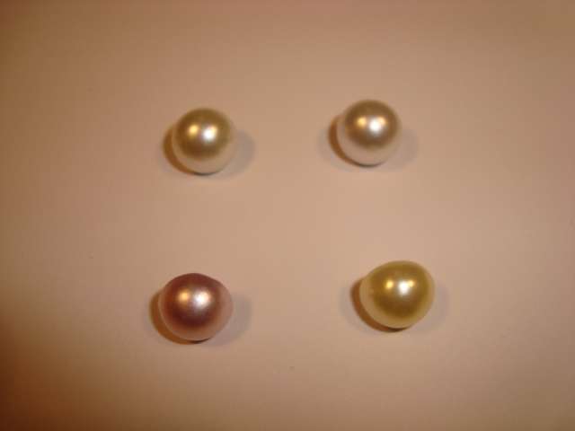 100 pearl buttons shank 16Line size 10mm