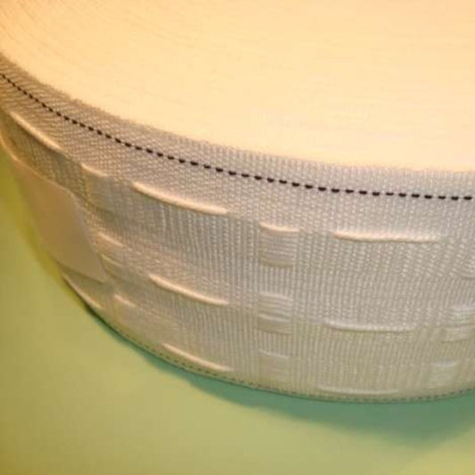 50 metre reel of curtain tape 75mm / 3 inch wid
