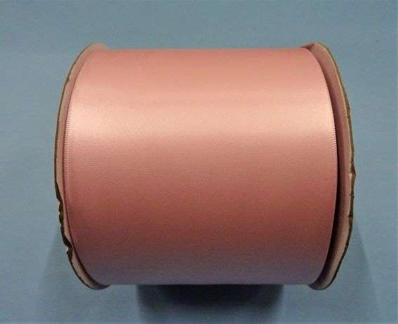 50 metre reel of Light Pink very wide single satin ribbon 100mm / 4inch SR1213