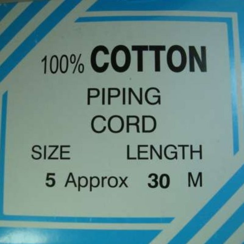 Cotton piping cord in a Box choice of size