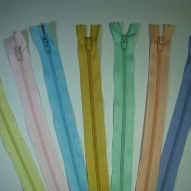 10 closed end zips 51cm 20 inch