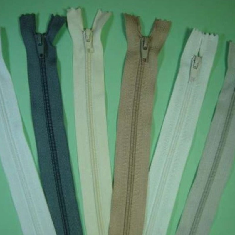 10 closed end zips size 36cm 14 inch