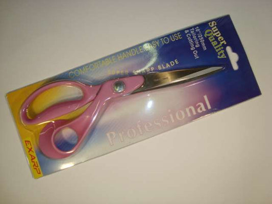 25cm / 10 inch Pink Handle tailoring scissors