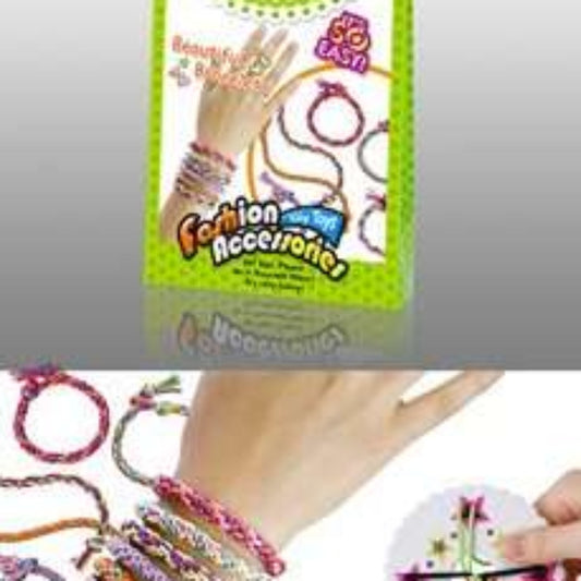 Kit for Jewellery Friendship Bracelet Making size 153 x 230 x 32mm