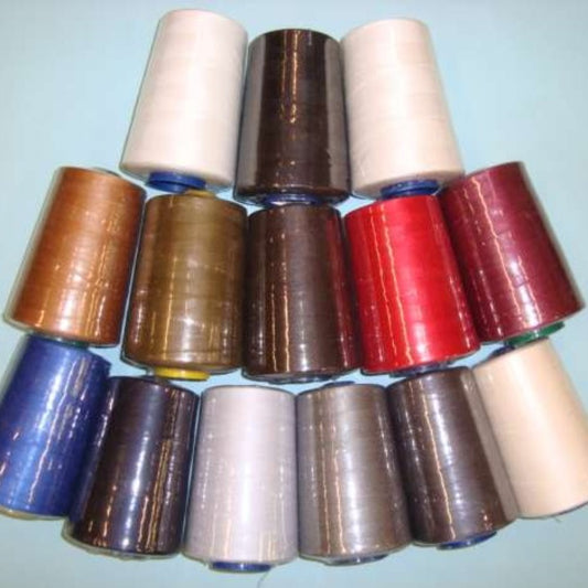 1 cone of 5000 y / 4570 mt reel polyester machine sewing thread NO 75 a bit thicker than normal
