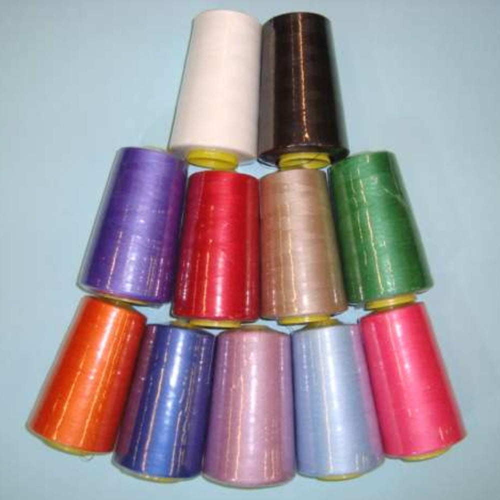 Normal Sewing Thread 1 Cone Of 5000 Yard Polyester Machine Sewing Thread No 120 Normal Thic ...
