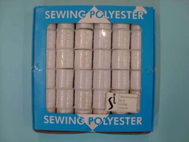 36 reels polyester sewing machine thread 100 metre