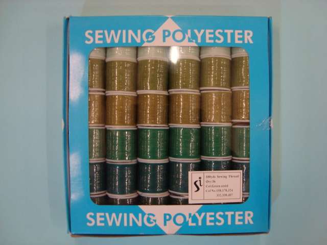 36 reels polyester sewing machine thread 100 metre